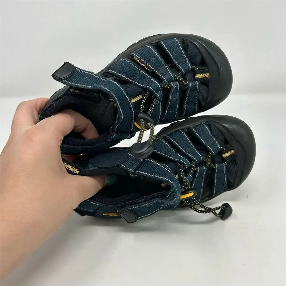 KEEN Newport H2 Youth Kids Waterproof Sandals Navy Blue Size 13